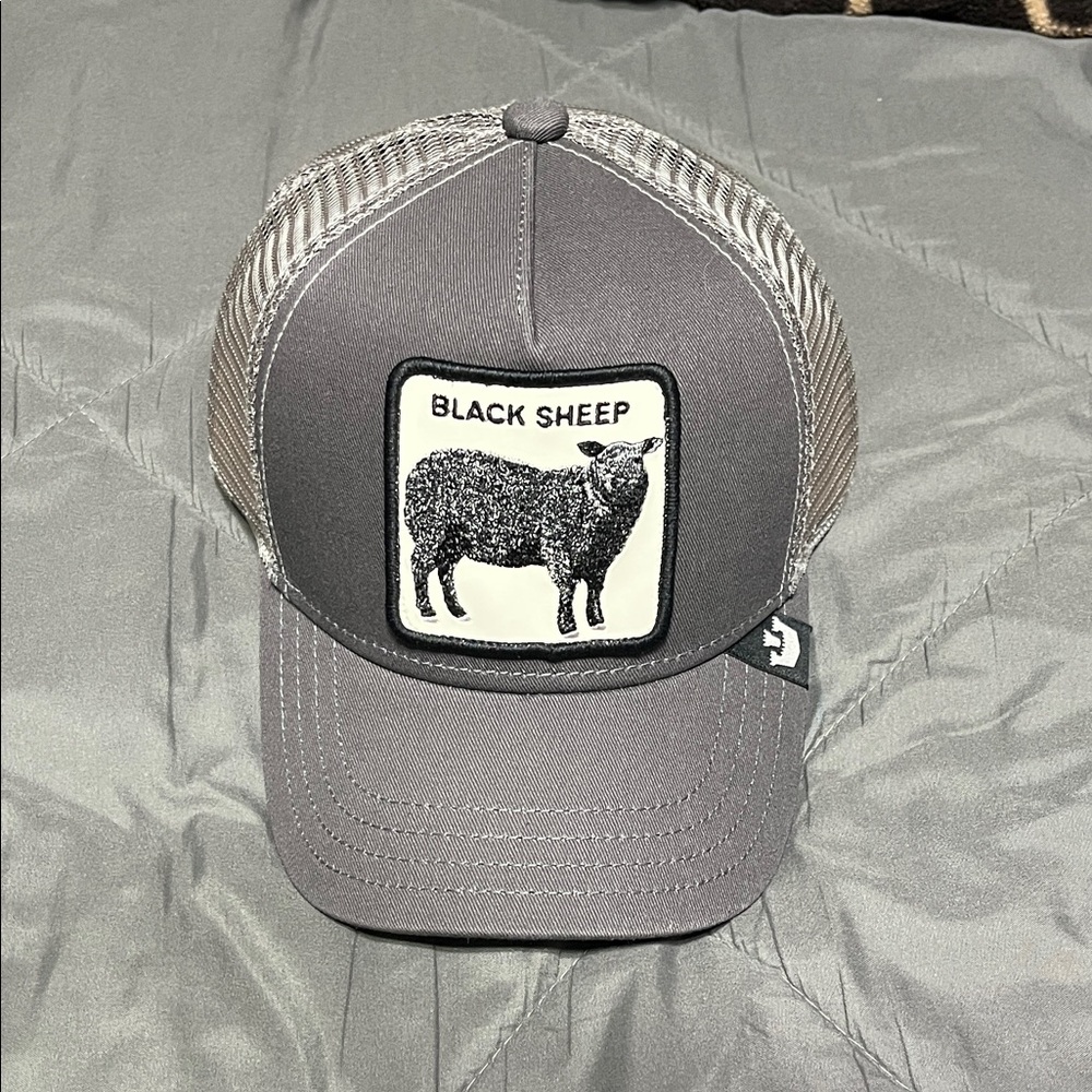 KIDS Charcoal and Silver “Sheepie” Goorin Bros Trucker
